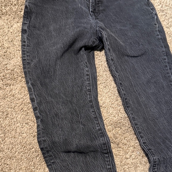 Madewell Women's Dark Gray Straight Leg Jeans - Picture 6 of 9